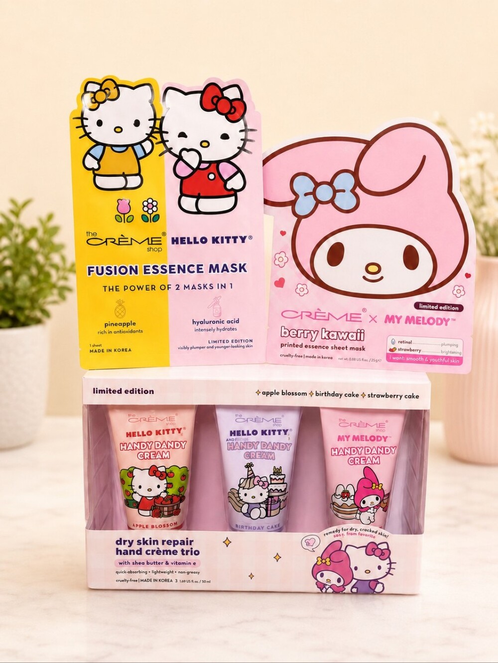 The Crème Shop x Hello Kitty & My Melody Limited Edition Skincare Bundle